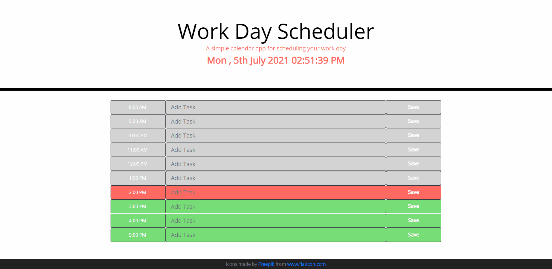 Day Scheduler